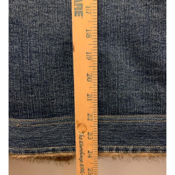 Marvin Richards Faux Fur Denim Jacket - Picture 12 of 12